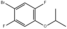 5-Bromo-1,4-difluoro-2-isopropoxybenzene Struktur