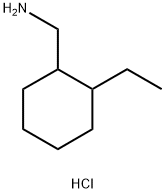 (2-乙基环己基)甲胺盐酸,212382-68-8,结构式