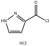 1H-PYRAZOLE-3-CARBONYL CHLORIDE HCL,2133838-11-4,结构式