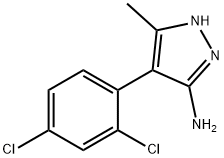 4-(2,4-Dichloro-phenyl)-5-methyl-2H-pyrazol-3-ylamine|4-(2,4-二氯苯基)-5-甲基-1H-吡唑-3-胺