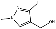 (3-Iodo-1-methyl-1H-pyrazol-4-yl)-methanol Structure