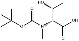 (2R,3R)-3-hydroxy-2-[methyl-[(2-methylpropan-2-yl)oxycarbonyl]amino]butanoic acid Structure