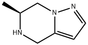 (S)-6-甲基-4,5,6,7-四氢吡唑并[1,5-A]吡嗪 结构式