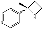 Pyridine, 4-[(2S)-2-methyl-2-azetidinyl]- Structure