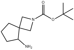 5-氨基-2-氮杂螺环[3.4]辛烷-2-羧酸叔丁酯 结构式