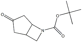 tert-butyl 3-oxo-6-azabicyclo[3.2.0]heptane-6-carboxylate Structure