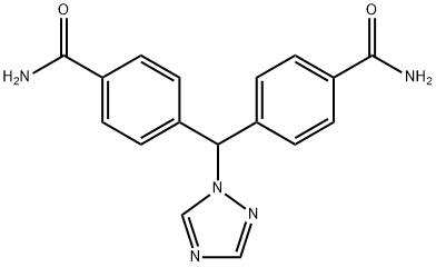 Benzamide, 4,4'-(1H-1,2,4-triazol-1-ylmethylene)bis- Structure