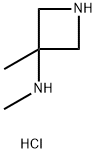 N,3-dimethylazetidin-3-amine dihydrochloride 化学構造式