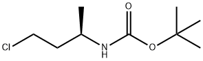 (R)-tert-butyl 4-chlorobutan-2-ylcarbamate Struktur