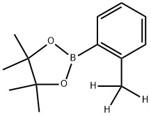4,4,5,5-tetramethyl-2-(2-(methyl-d3)phenyl)-1,3,2-dioxaborolane Struktur