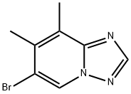 6-bromo-7,8-dimethyl-[1,2,4]triazolo[1,5-a]pyridine Structure