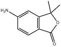 1(3H)-Isobenzofuranone, 5-amino-3,3-dimethyl- Struktur