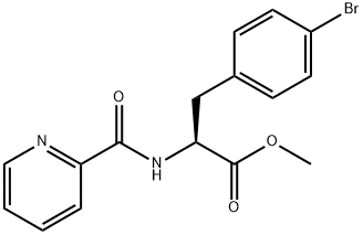 L-Phenylalanine, 4-bromo-N-(2-pyridinylcarbonyl)-, methyl ester,2172955-18-7,结构式