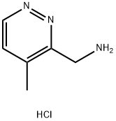 1-(4-methylpyridazin-3-yl)methanamine hydrochloride Struktur