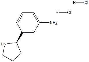 3-((2R)PYRROLIDIN-2-YL)PHENYLAMINE DIHYDROCHLORIDE Structure