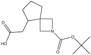 2-(2-(tert-butoxycarbonyl)-2-azaspiro[3.4]octan-5-yl)acetic acid Structure