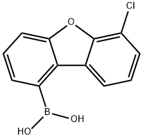 Boronic acid, B-(6-chloro-1-dibenzofuranyl)- 结构式