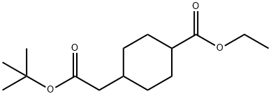 ethyl 4-(2-tert-butoxy-2-oxoethyl)cyclohexanecarboxylate Structure