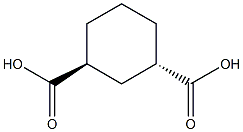 (1S,3S)-cyclohexane-1,3-dicarboxylic acid,21917-23-7,结构式