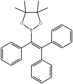1,2,2-三苯基乙烯基硼酸频哪醇酯 结构式