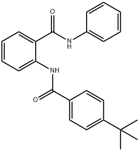 2-{[4-(tert-butyl)benzoyl]amino}-N-phenylbenzamide Structure