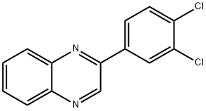 2-(3,4-dichlorophenyl)quinoxaline Struktur