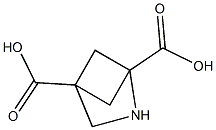 2-氮杂双环[2.1.1]己烷-1,4-二羧酸 结构式