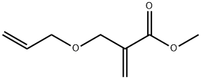 2-Propenoic acid, 2-[(2-propen-1-yloxy)methyl]-, methyl ester Struktur