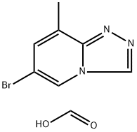 6-bromo-8-methyl-[1,2,4]triazolo[4,3-a]pyridine formate* Structure