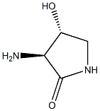 (3S,4R)-3-氨基-4-羟基吡咯烷-2-酮 结构式