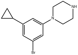 2222934-83-8 1-(3-bromo-5-cyclopropylphenyl)piperazine
