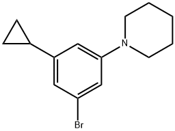 2222934-95-2 1-(3-bromo-5-cyclopropylphenyl)piperidine