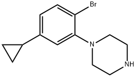 2222935-42-2 1-(2-bromo-5-cyclopropylphenyl)piperazine
