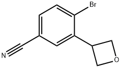 4-bromo-3-(oxetan-3-yl)benzonitrile|