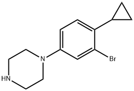 2222937-20-2 1-(3-bromo-4-cyclopropylphenyl)piperazine