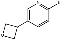 2-bromo-5-(oxetan-3-yl)pyridine, 2222937-34-8, 结构式