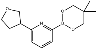 2222997-62-6 6-(Oxolan-3-yl)pyridine-2-boronic acid neopentylglycol ester