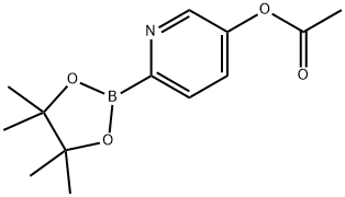 5-(Acetoxy)pyridine-2-boronic acid pinacol ester Structure