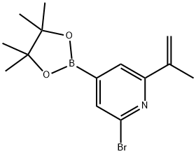 2223028-68-8 2-Bromo-6-(iso-propenyl) 
pyridine-4-boronic acid pinacol ester
