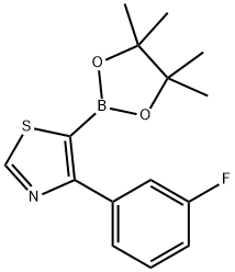 4-(3-Fluorophenyl)thiazole-5-boronic acid pinacol ester|