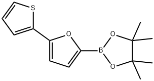 4,4,5,5-tetramethyl-2-(5-(thiophen-2-yl)furan-2-yl)-1,3,2-dioxaborolane Structure