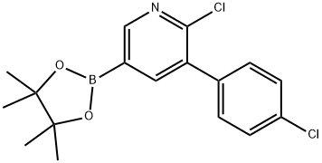 6-Chloro-5-(4-chlorophenyl)pyridine-3-boronic acid pinacol ester|