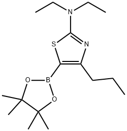 4-(n-Propyl)-2-(diethylamino)thiazole-5-boronic acid pinacol ester|