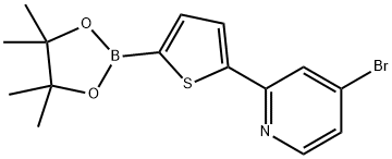 5-(4-Bromopyridin-2-yl)thiophene-2-boronic acid pinacol ester Structure