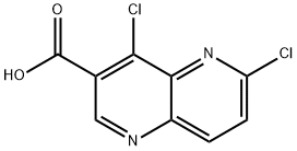 4,6-dichloro-1,5-naphthyridine-3-carboxylic acid Structure