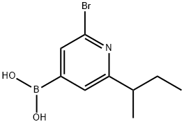 2-Bromo-6-(sec-butyl)pyridine-4-boronic acid|