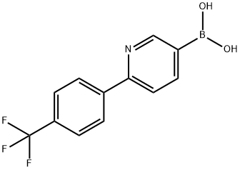 2-(4-Trifluoromethylphenyl)pyridine-5-boronic acid Struktur