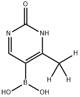 (2-hydroxy-4-(methyl-d3)pyrimidin-5-yl)boronic acid Structure
