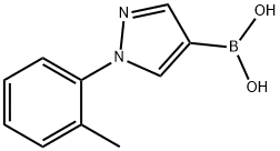 1-(2-Tolyl)-1H-pyrazole-4-boronic acid Struktur