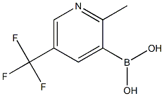 2-Methyl-5-(trifluoromethyl)pyridine-3-boronic acid Struktur